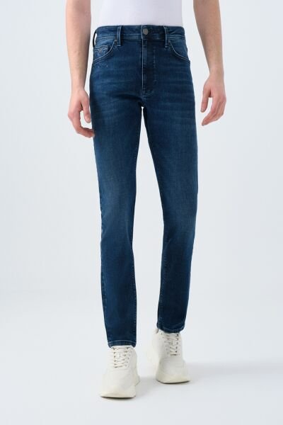 Loft 2035686 Mavi Erkek Ricardo Normal Bel Daralan Paça Kot Pantolon