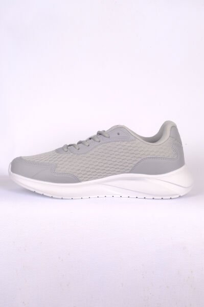 Hummel 900721-1100 PROCTION Fileli Bağcıklı Hafif Taban Dokulu Gri Erkek Spor Ayakkabı