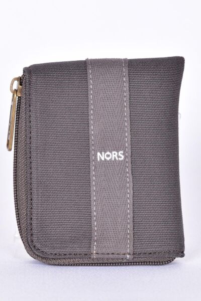 Nors Locky Fermuarlı Toprak Cüzdan