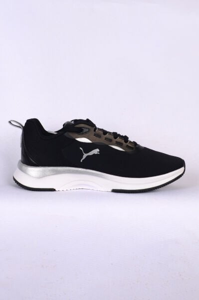Puma 397804 02 Softride Orta Metalic Dream Bağcıklı Havalı Kumaş Yapılı Siyah Kadın Günlük Spor Ayakkabı