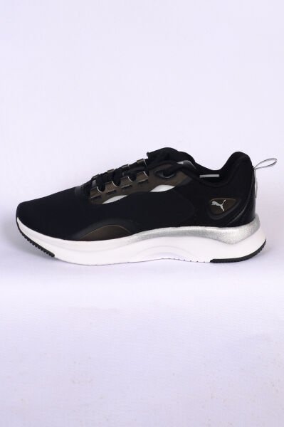 Puma 397804 02 Softride Orta Metalic Dream Bağcıklı Havalı Kumaş Yapılı Siyah Kadın Günlük Spor Ayakkabı