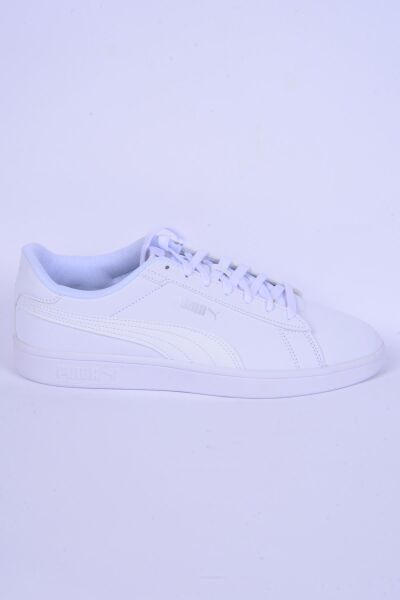 Puma 392336-09 Puma Smash 3.0 Buck Beyaz-Beyaz Erkek Spor Ayakkabı
