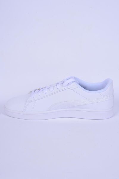 Puma 392336-09 Puma Smash 3.0 Buck Beyaz-Beyaz Erkek Spor Ayakkabı