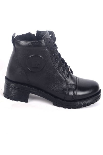 Pierre Cardin 54062 Hafif Topuklu Yandan Fermuarlı Ortapedik Tabanlı Kadın Siyah Kışlık Bot