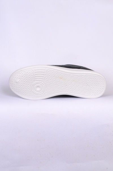 Walkway Star 041 G Bağcıklı Normal Taban Arkası Siyah-Beyaz Kadın Günlük Ayakkabı