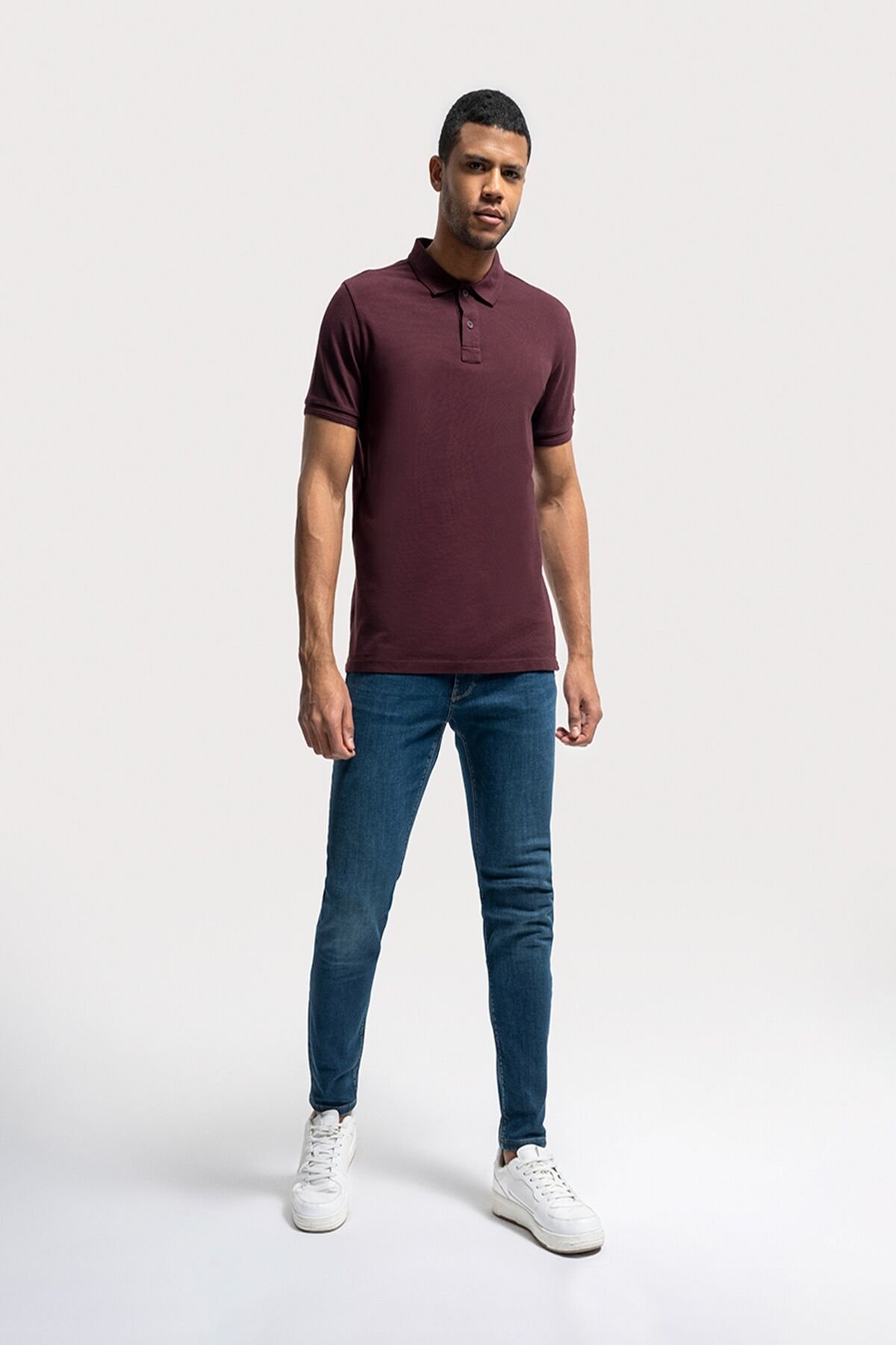 Loft 2035719 Mavi Erkek Justin Skinny Fit Normal Bel Daralan Paça Kot Pantolon