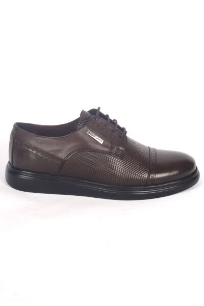 Pierre Cardin 90165-1 Freelight Deri Bağcıklı Normal Taban Kahverengi Klasik Erkek Ayakkabı