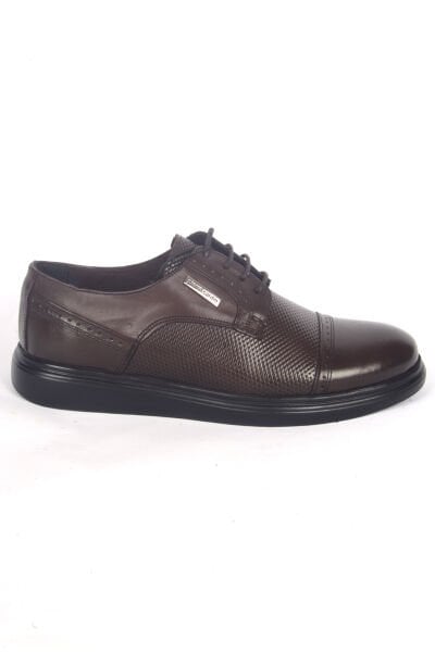 Pierre Cardin 90165-1 Freelight Deri Bağcıklı Normal Taban Kahverengi Klasik Erkek Ayakkabı