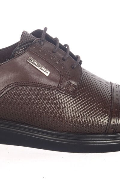 Pierre Cardin 90165-1 Freelight Deri Bağcıklı Normal Taban Kahverengi Klasik Erkek Ayakkabı