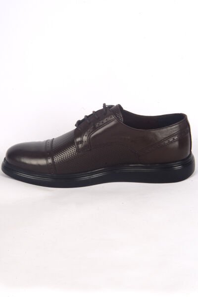 Pierre Cardin 90165-1 Freelight Deri Bağcıklı Normal Taban Kahverengi Klasik Erkek Ayakkabı