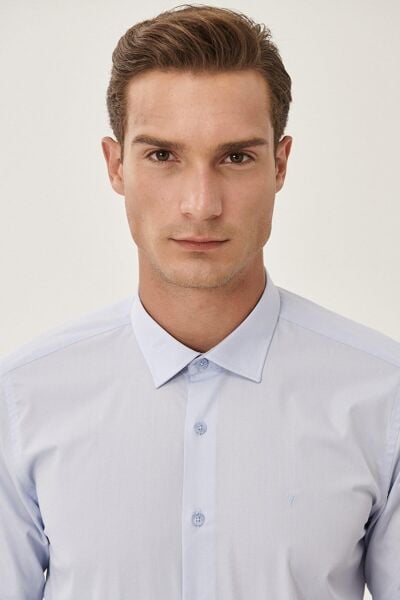 Altınyıldız 4A20000000001 Erkek Açık Mavi Gömlek