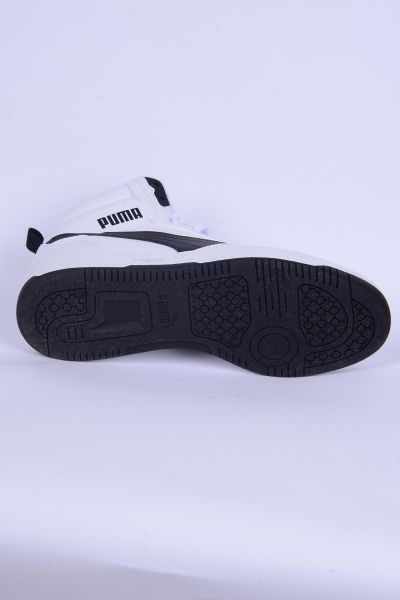 Puma 392326-02 Rebound V6 Beyaz-Siyah Erkek Spor Ayakkabı