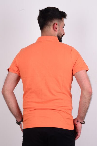 Cazador 24YCEEO04713 Mandalina Erkek Slim Fit Polo Yaka Dar Kesim Pike Tşört