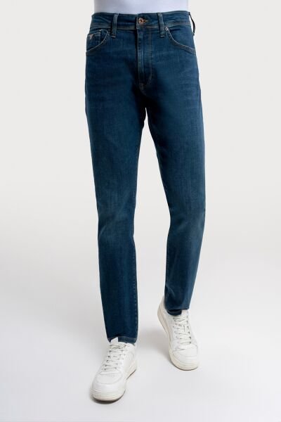 Loft 2035700 Mavi Erkek Ricardo Slim Fit Normal Bel Daralan Paça Kot Pantolon