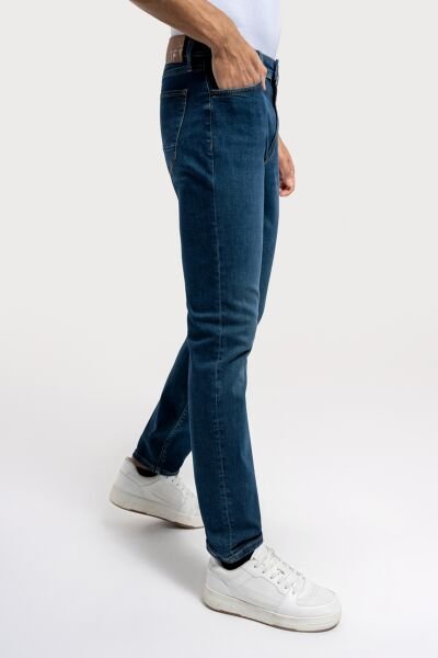 Loft 2035700 Mavi Erkek Ricardo Slim Fit Normal Bel Daralan Paça Kot Pantolon