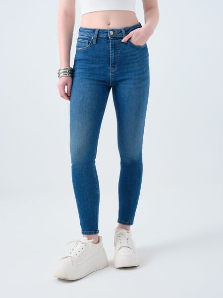 Loft LF2037057 Mavi Kadın Natalıe Kot Pantolon