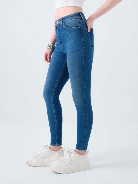 Loft LF2037057 Mavi Kadın Natalıe Kot Pantolon