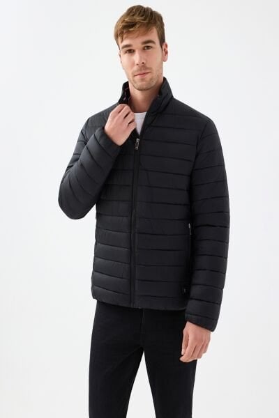 Loft LF2040265 Siyah Erkek Kaz Tüyü Elektirikli Mont