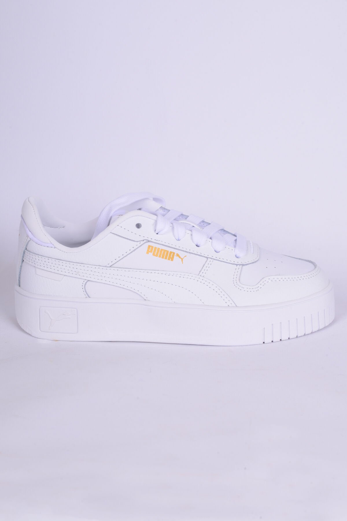 Puma 389390-01 Carina Street Deri Ortopedik Taban Kadın Günlük Beyaz Spor Ayakkabı