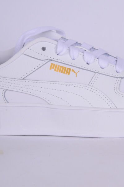 Puma 389390-01 Carina Street Deri Ortopedik Taban Kadın Günlük Beyaz Spor Ayakkabı