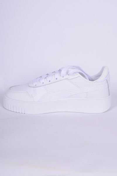 Puma 389390-01 Carina Street Deri Ortopedik Taban Kadın Günlük Beyaz Spor Ayakkabı