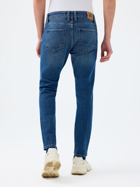 Loft LF2039922 Mavi Erkek Justin Skinny Fit Esnek Kumaş Kot Pantolon