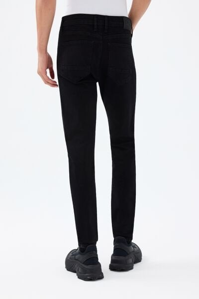 Loft 2034724 Siyah Erkek Justin Skinny Fit Normal Bel Daralan Paça Kot Pantolon