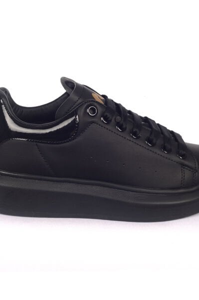 Walkway Damacus 150 M Siyah Siyah Yüksek Taban Bağcıklı Erkek Günlük Ayakkabı