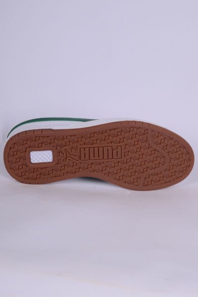 Puma 389371-11 Court Ultra Lite Deri Rahat Taban Bağcıklı Rahat Hafif Esnek Beyaz-Yeşil Günlük Unisex Ayakkabı