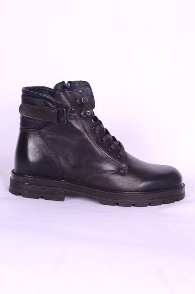 Pierre Cardin 77648 PREMIUM Kahverengi Erkek Fermuarlı Bağcıklı Rahat Taban Günlük Bot