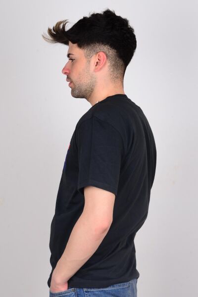 Wrangler W7H4D3XV6 Antrasit Erkek Baskılı Biskilet Yaka T-shirt