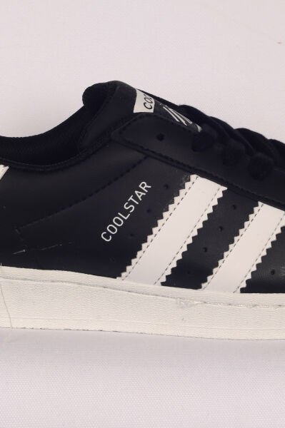 Walkway Star Cool Siyah Sünger Tavan Bağcıklı Kadın Günlük Ayakkabı