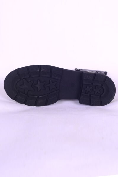 Pierre Cardin 55337 Siyah Kadın Bağcıklı Rahat Taban Bot