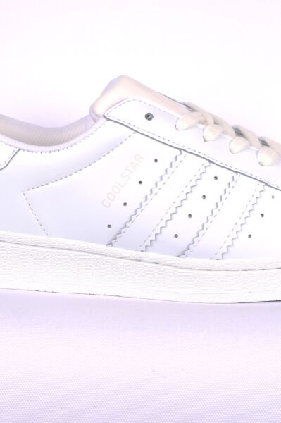 Walkway Star Cool Beyaz Sünger Tavan Bağcıklı Kadın Günlük Ayakkabı