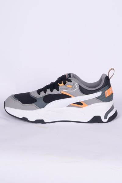 Puma 395262-02 Trinity Desert Road Fileli Rahat Taban Deri Detaylı Esnek Siyah Günlük Erkek Spor Ayakkabı