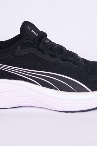 Puma 378776-13 Scend Pro Fileli Yüksek Taban Rahat Ortopedik Taban Esnek Hafif Siyah-Beyaz Günlük Unisex Spor Ayakkabı