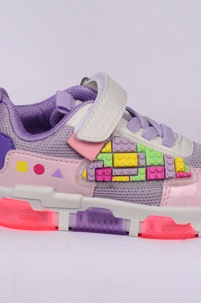 Walkway Legos Mor Bebek Işıklı Sneaker