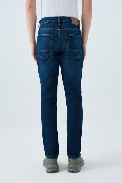 Loft 2037014 Mavi Erkek 68 Simon Geniş Paça Geniş Bel Kot Pantalon