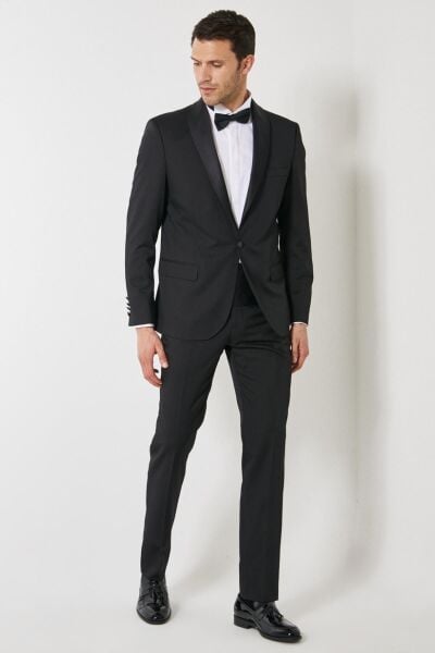 Altınyıldız 4A3222200004 6N Siyah Yeleksiz Erkek Smokin Takım