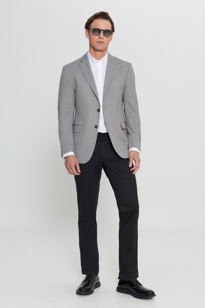 Altınyıldız ACE004252056 Vizon Erkek Astarsız Slim Fit Ceket