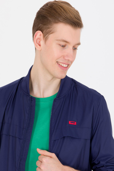 U.S Polo 1579082 Lacivert Sentetik Erkek Mont