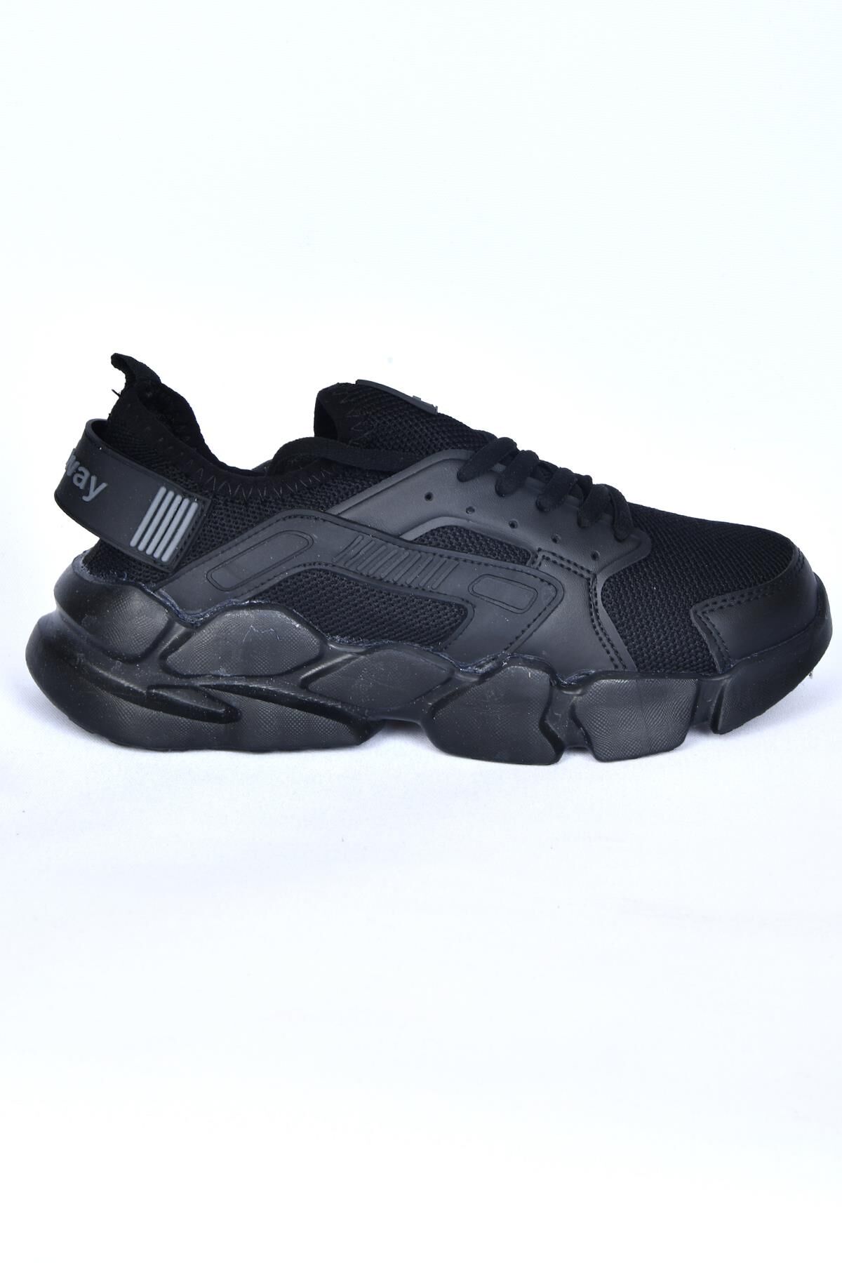 Walkway Hura G Siyah-Siyah Kadın Spor Ayakkabı