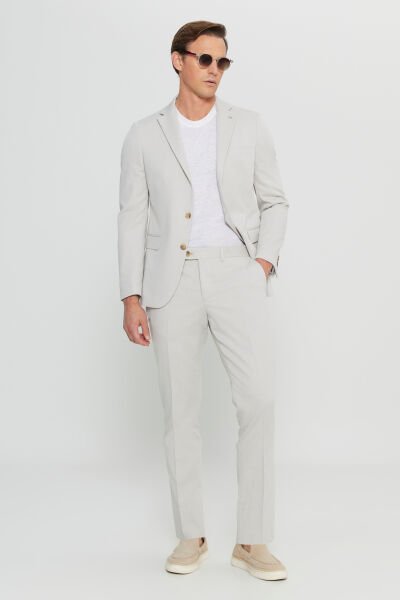 Altınyıldız ACE030252248 Bej Erkek Slim Fit Takım Elbise