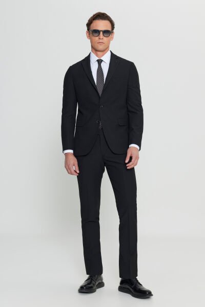 Altınyıldız ACE030252249 Siyah Erkek Slim Fit Takım Elbise
