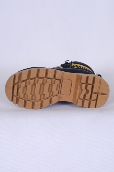 Walkway Conteyner 921 F Siyah Nubuk Kaymaz Unisex Çocuk Bot