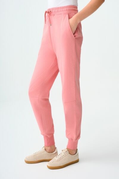 Loft 2038218 Pembe Kadın Belden Lastikli İp Detaylı Gizli Cepli Eşorfman Altı