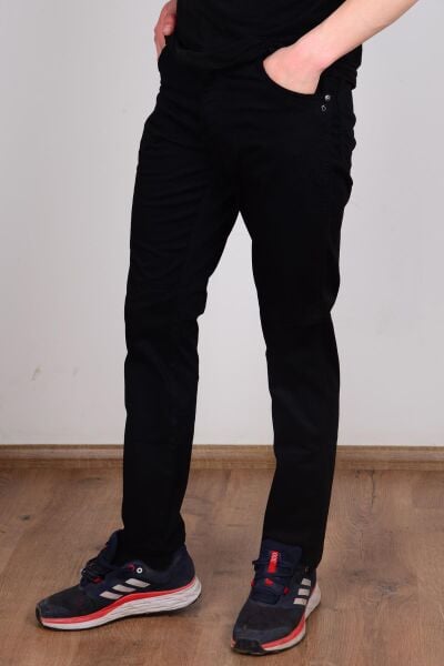 Wrangler W12SEA001 Texas Slim Siyah Erkek Kot Pantolon