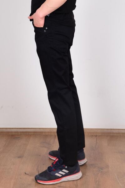 Wrangler W12SEA001 Texas Slim Siyah Erkek Kot Pantolon