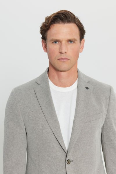 Altınyıldız ACE004252057 Haki Erkek Astarsız Slim Fit Ceket