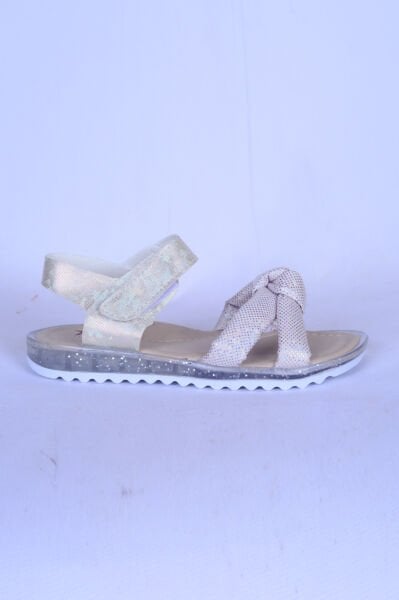 AYAKMOD Arzen 24-409F Bilekten Ve Ayaktan Cırtcırtlı Ortepedik Taban Pudra Çocuk Sandalet